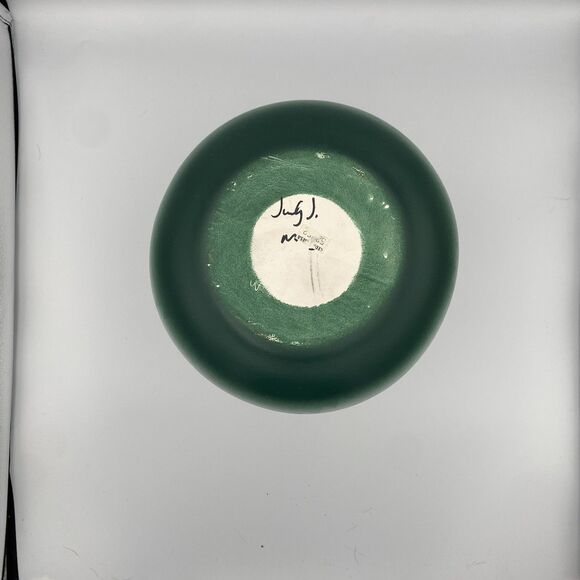 Cedar Mesa Wolf Vase, Vintage Native American Southwest Folk Art Pottery - Picture 6 of 9